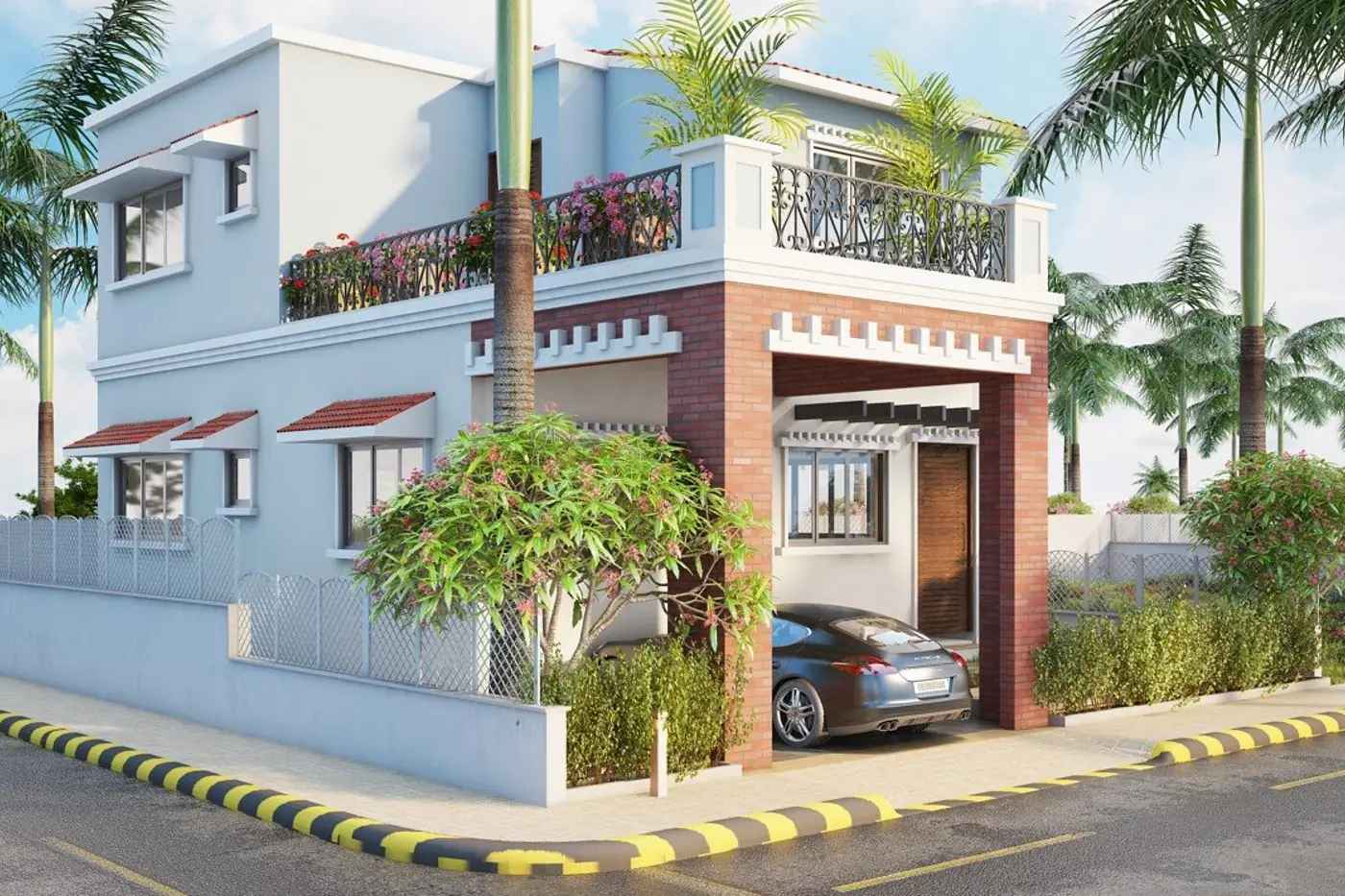 Satana Project residential building exterior, Nashik