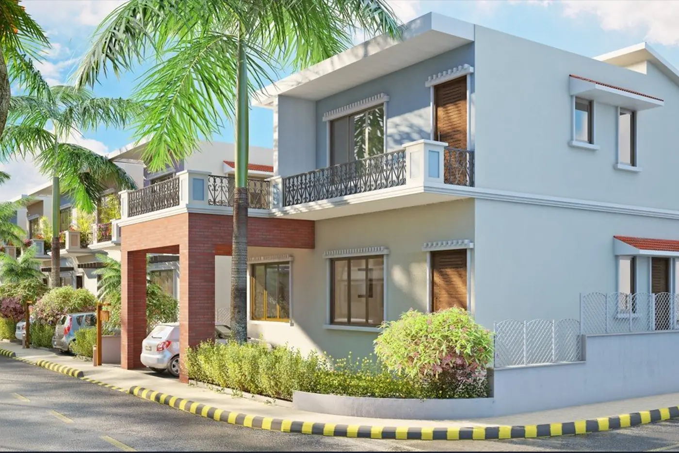 Satana Project street elevation and approach