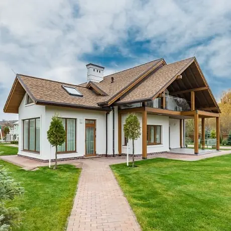 Independent house elevation design